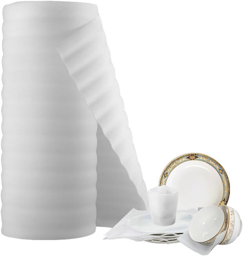 BEIBOON Foam Wrap Roll 11.5" x 394"(33FT) Foam Packing Roll Providing Cushion and Protection for Fragile, Wrapping Foam Packing Sheets 30CM *10M - Image 1